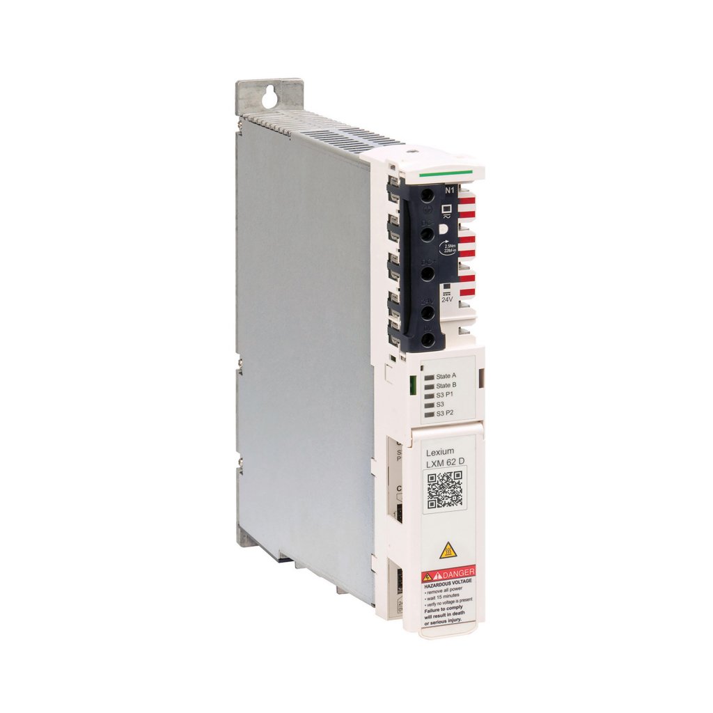 [Imagem SERVODRIVE SERCOS III 2.4 KW 250/700 VDC INM 5 A IPICO 15 A LXM62DD15D21000 SCHNEIDER]
