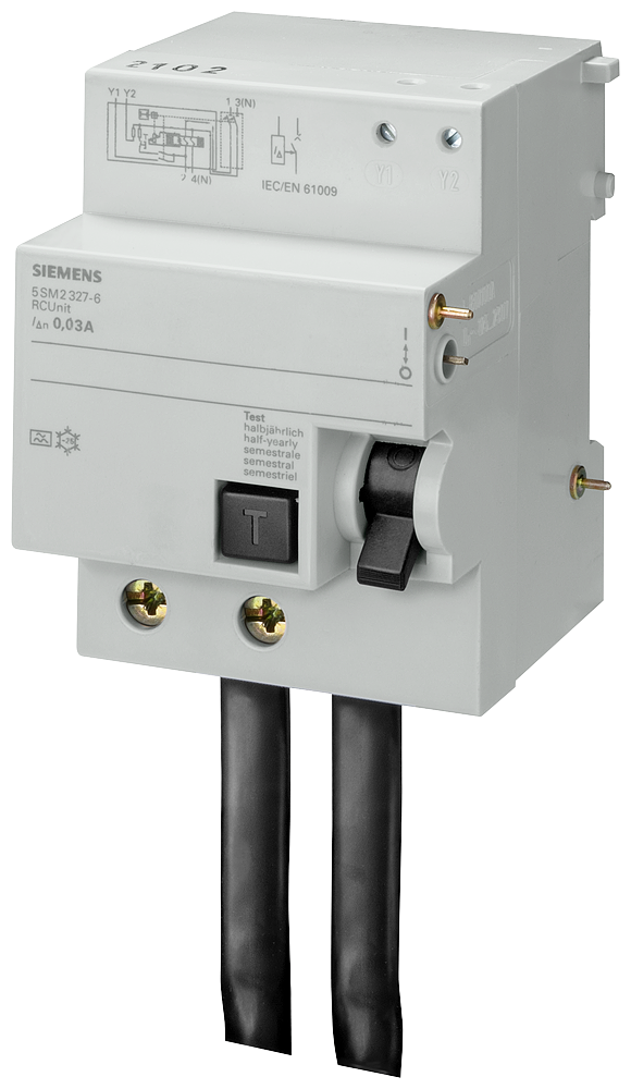 BLOCO DIFERENCIAL 2 POLOS TIPO A IN: 100 A 300 MA UN CA: 230 V PARA 5SP4 5SM26276 SIEMENS