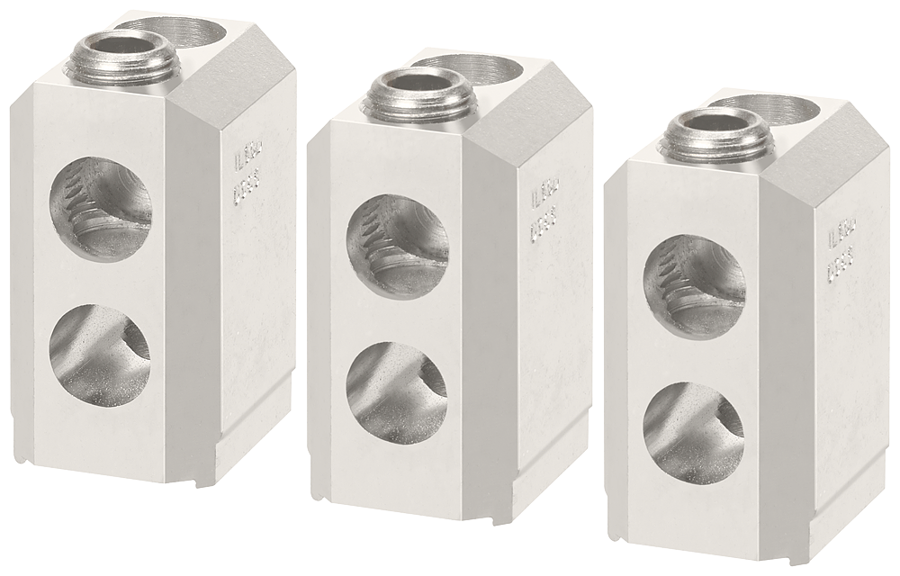 ACESSÓRIOS PARA VL400 TERMINAL DE ALIMENTAÇÃO MÚLTIPLO PARA CU/AL PARA 2 CON 3VL94004TF40 SIEMENS