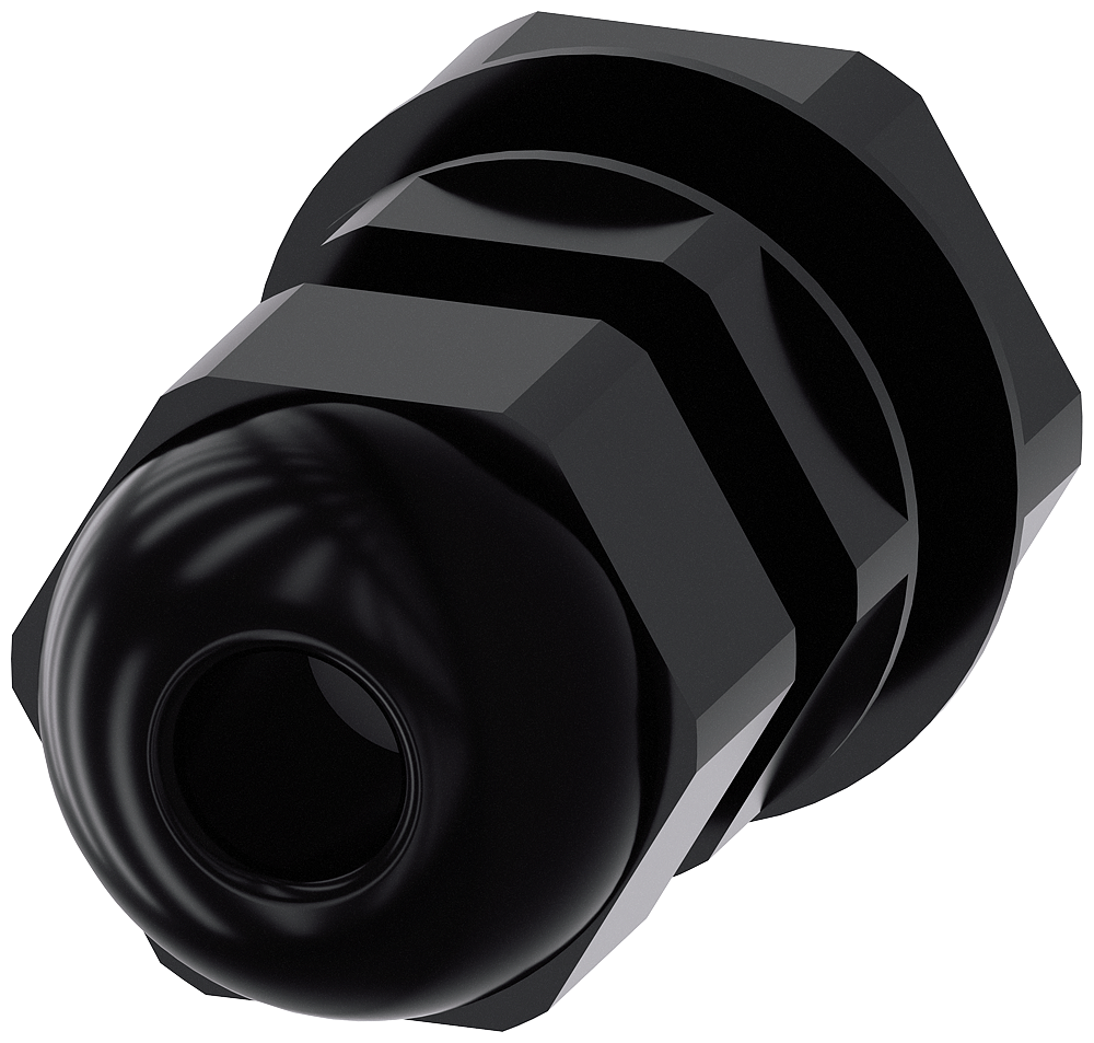 [Imagem PRENSA CABO PLÁSTICO PRETO 3SU19000HG100AA0 SIEMENS]