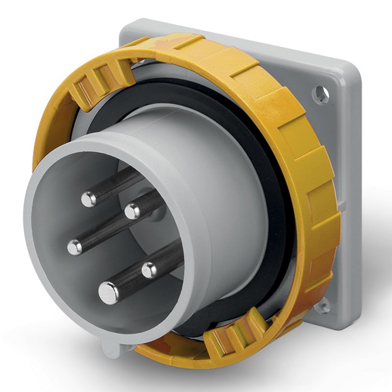 [Imagem do produto PLUGUE EMBUTIR 32A 3P+N+T 4H 100-130V 248.3292 SCAME]