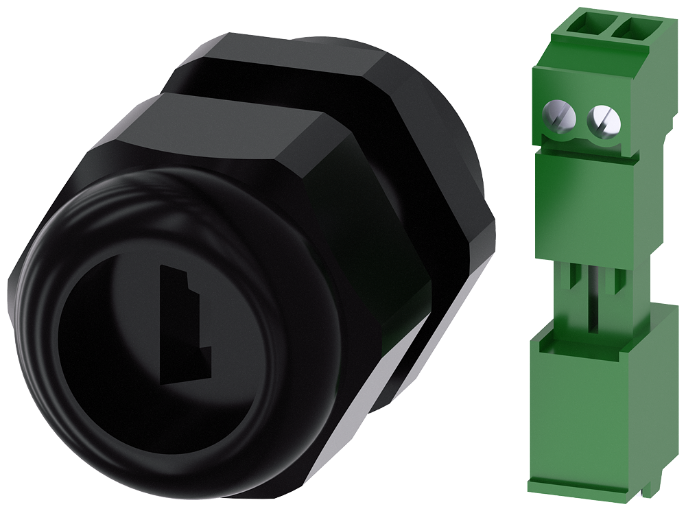 UNIÃO ROSCADA MÉTRICA M25 PARA AS-I PARA CARCAÇAS COM 4-6 PONTOS DE COMANDO 3SU19000HF100AA0 SIEMENS
