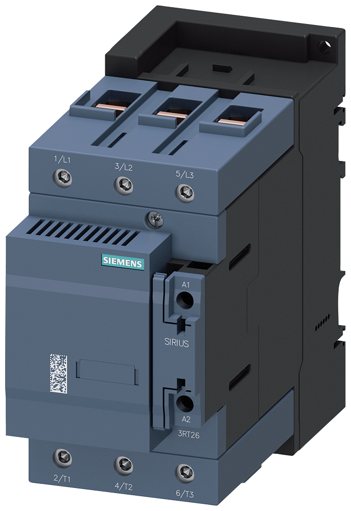 CONTATOR DE CAPACITOR CA-6B 100KVAR/400V 2NF 24V CA 50/60HZ S3 LIGAÇÃO P 3RT26461AB05 SIEMENS