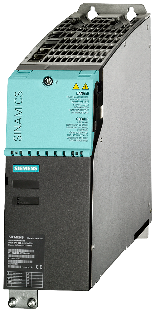 [Imagem MÓDULO DE LINHA TRIFÁSICO 16KW 27A 380/480V 50/60HZ 6SL34306TE216AA1 SIEMENS]