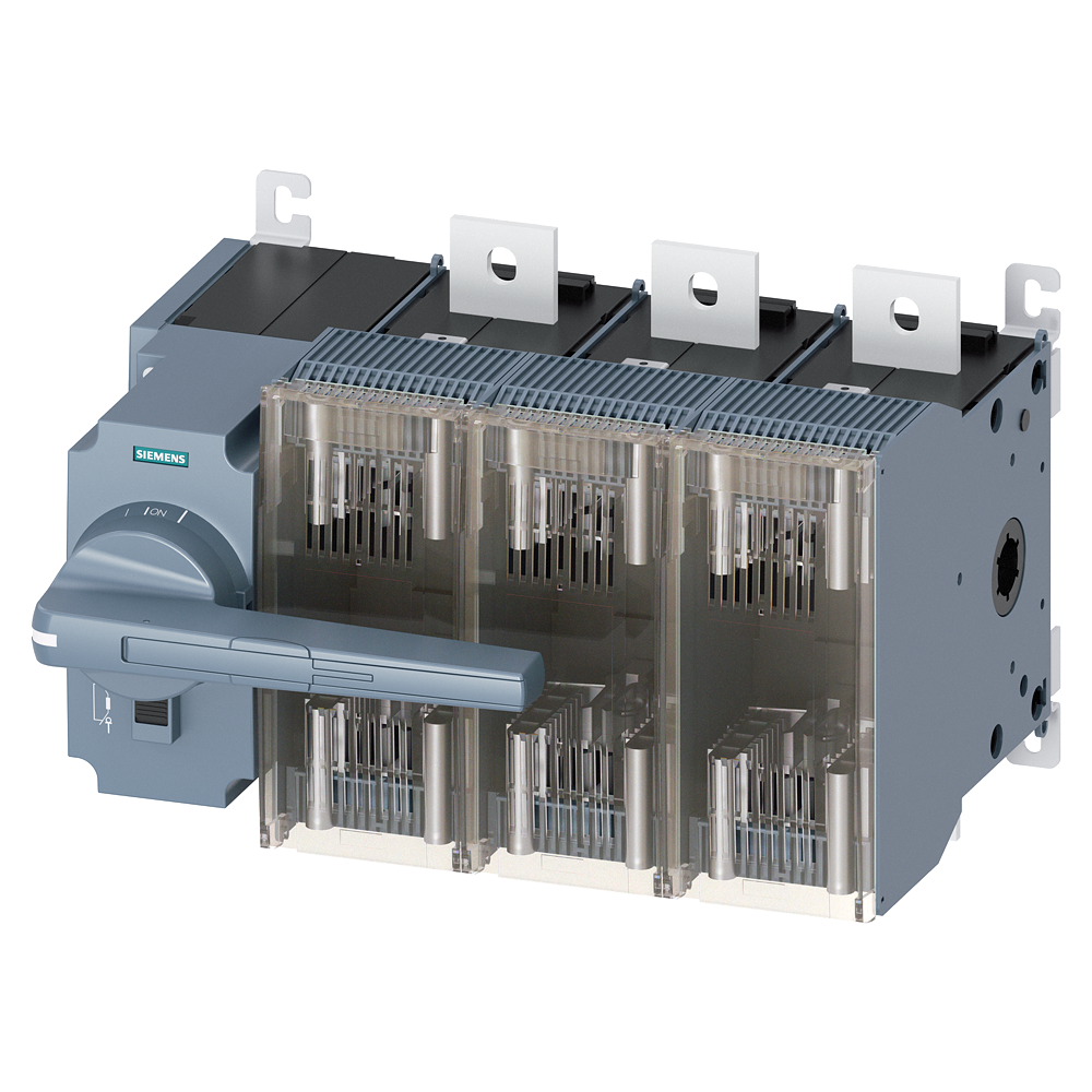 [Imagem do produto SECC. FUS. 3P 630A TERM. PLANO C/ MANOP. 3KF53632LF11 SIEMENS]