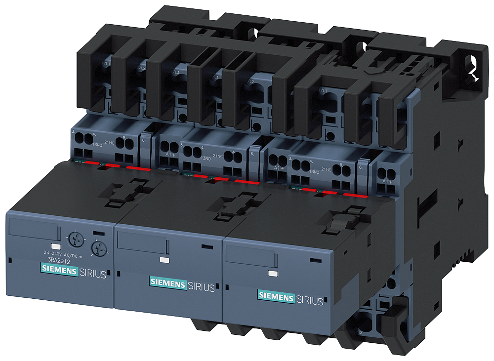 COMBINAÇÃO ESTRELA-TRIÂNGULO AC3 11KW/400V 24V CC 3POL. S0 3RA24238XF322BB4 SIEMENS
