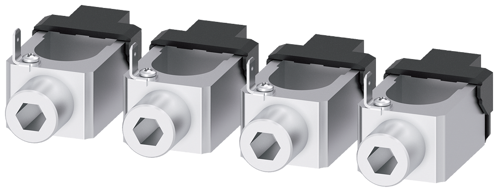TERMINAL PARA CONDUTOR DE SEÇÃO CIRCULAR TC1.4 6 AWG - 350 KCMIL CU 4 PEÇAS 3VA92440JK12 SIEMENS