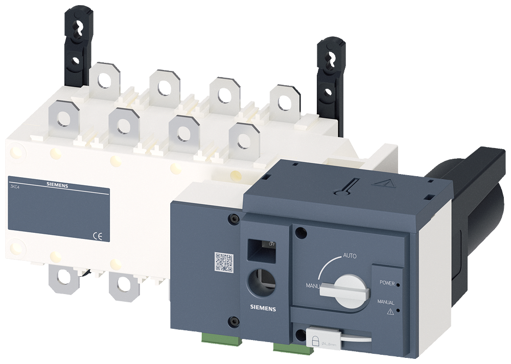 EQUIPAMENTO DE COMUTAÇÃO DE TRANSFERÊNCIA AUTOMÁTICA 3KC ACIONADO R 3KC44380CA210AA3 SIEMENS