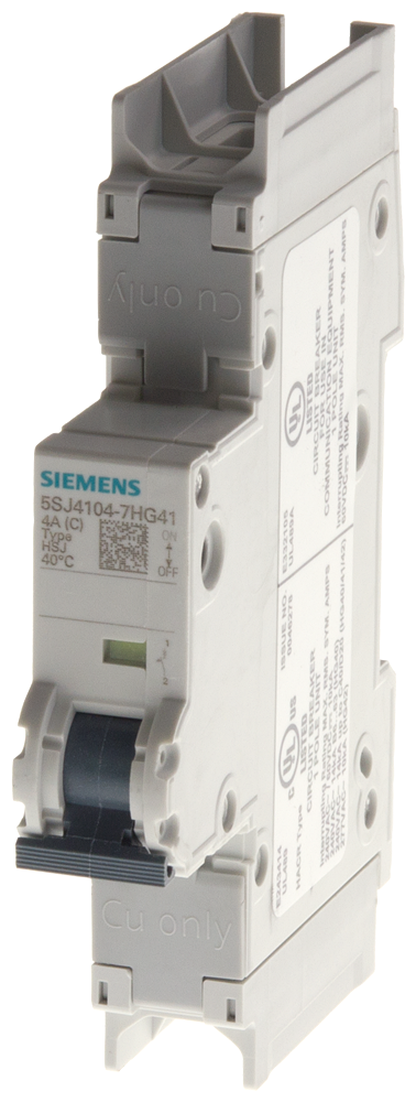DISJUNTOR AUTOMÁTICO 240V 14KA DE 1 POLO D 0,3A P=70MM SEGUNDO UL 489 5SJ41148HG41 SIEMENS