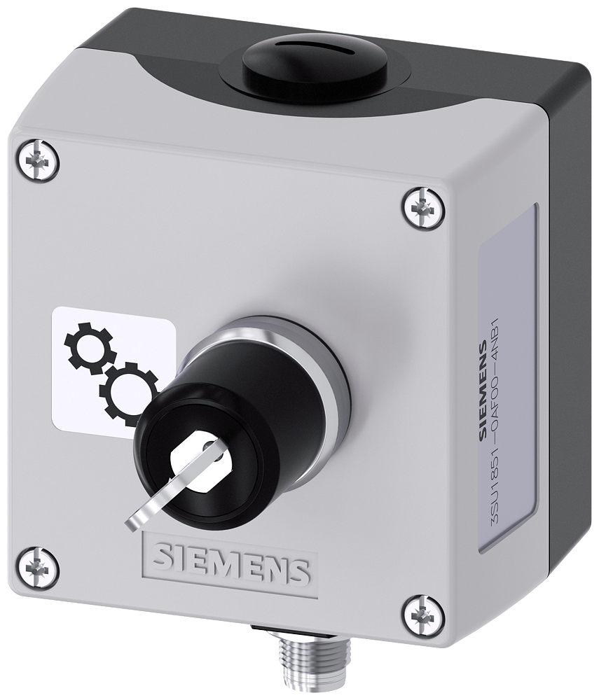 [Imagem do produto CARCAÇA PARA APARELHO DE COMANDO, 22MM, REDONDA 3SU18510AF004NB1 SIEMENS]