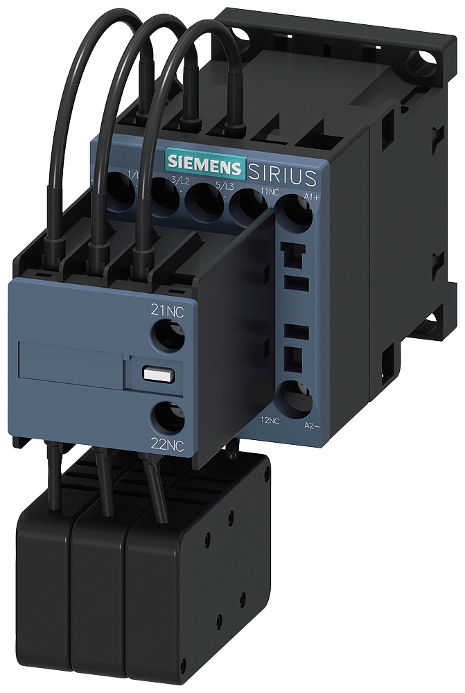 CONTATOR CA-6B 12,5KVAR/400V 2NF 110V CC DE 3 POLOS S00 3RT26171BF45 SIEMENS