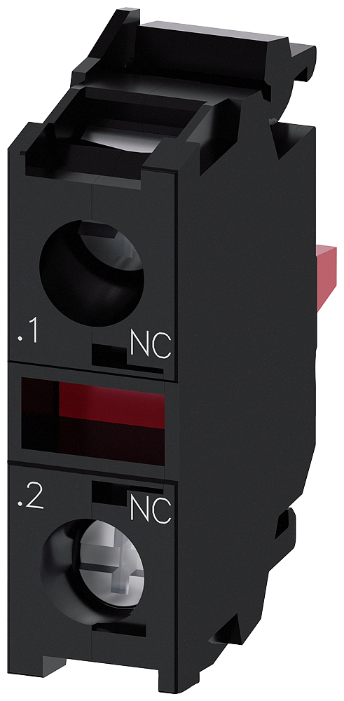 MÓDULO DE CONTATOS COM 1 ELEMENTO DE CONTATO 1NF CONEXÃO PARAFUSADA PARA F 3SU14001AA101CA0-ZX01 SIEMENS