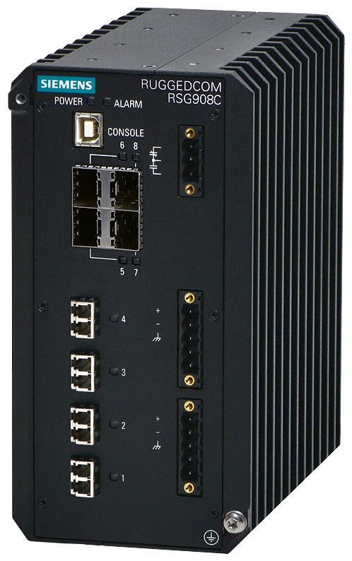 [Imagem RUGGEDCOM RSG908C MANAGED ETHERNET SWITC 6GK64908CB001AN0 SIEMENS]