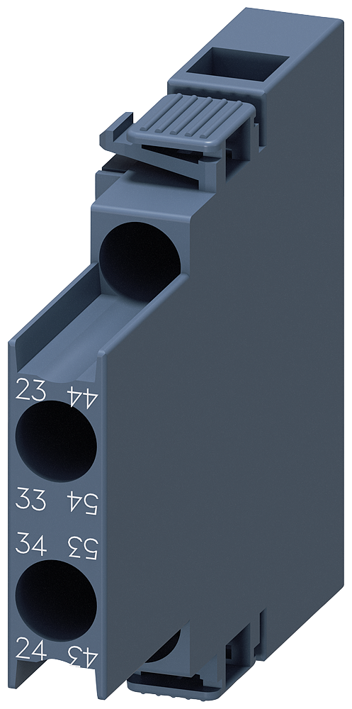 [Imagem do produto INTERRUPTOR AUXILIAR LATERAL, 2NA, PASSAGENS DE CORRENTE:1NA, 1NA PARA CONTAC 3RH29111DA20 SIEMENS]