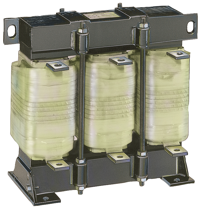 [Imagem REATOR SAIDA 380/460VCA 47A SINAMICS/SIMOVERT MASTERDRIVES 6SE70247ES871FE0 SIEMENS]