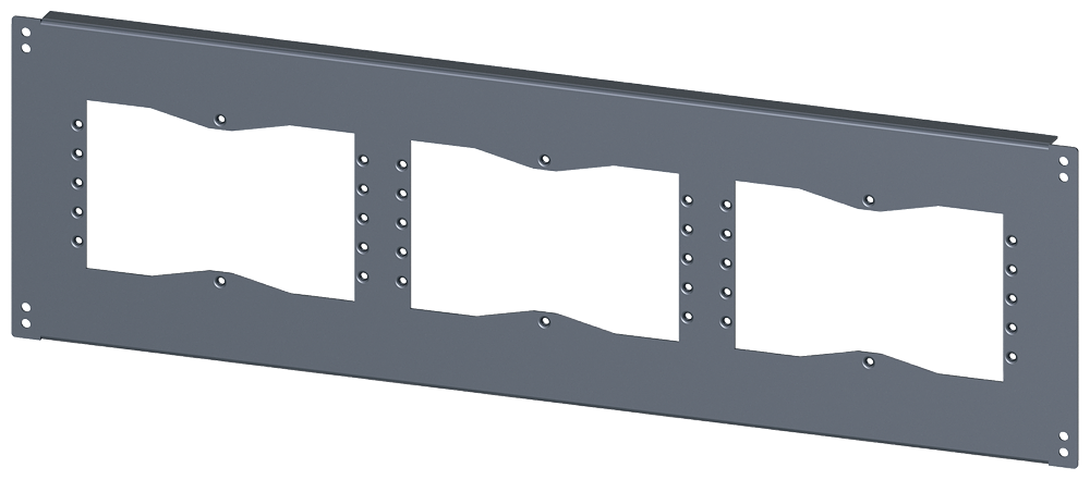 BASE COM CORTES PARA FLANGES IPXX P: 400 MM L: 900 MM 8MF10942UB520 SIEMENS