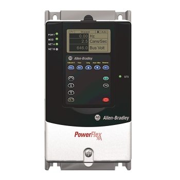 [Imagem do produto INVERSOR FREQUENCIA POWERFLEX 70 20A 20AD1P1A0AYNNEG0 ROCKWELL ALLEN BRADLEY]