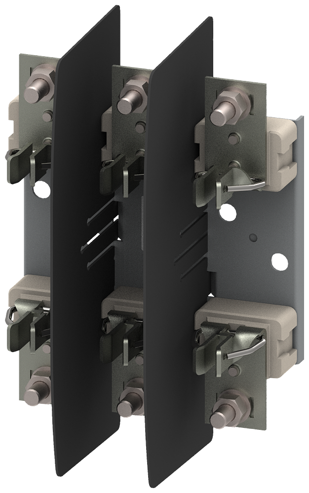 [Imagem BASE DE FUSÍVEL CERÂMICA NH TAMANHO 1 250A 690V 3NH8230 SIEMENS]