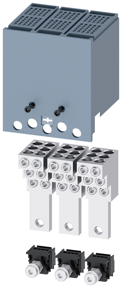 [Imagem BORNE DE CONEXÃO PARA CONDUTOR CIRCULAR TA2.5 6 X 14 AWG…2 AWG PARA 6 CABOS 3... 3VA91330JF68 SIEMENS]