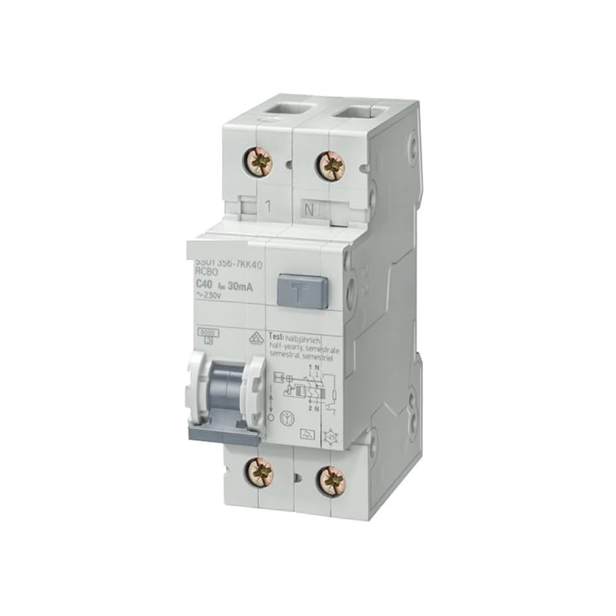 [Imagem DJ DR 1P+N 30MA 6KA B10 5SU13566KK10 SIEMENS]