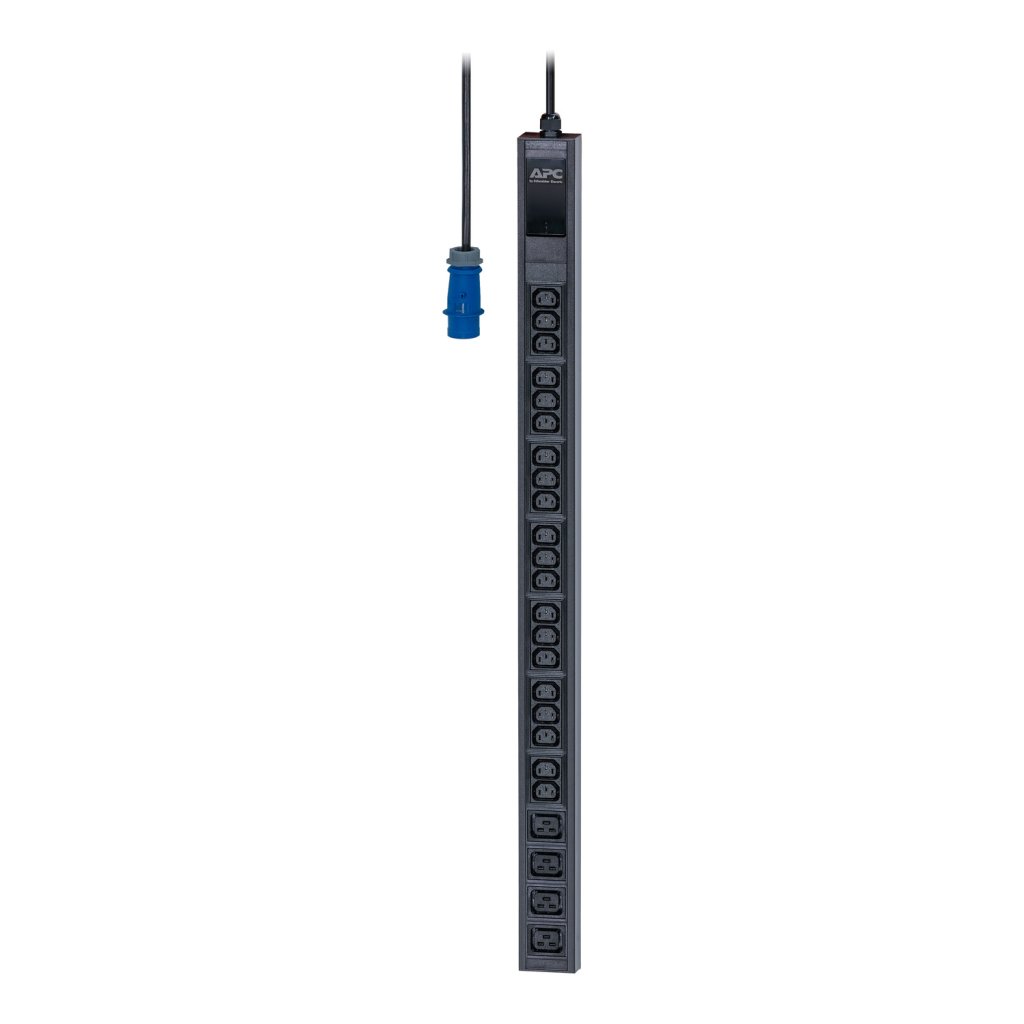 [Imagem do produto EASY PDU BASIC ZEROU 16A 230V (20)C13 & (4)C19; IEC309 EPDU1116B SCHNEIDER]