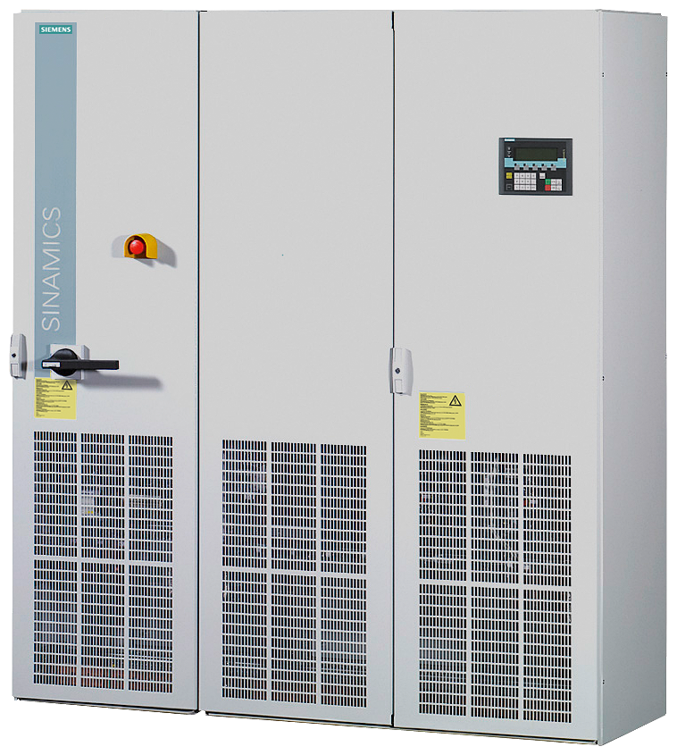 [Imagem INVERSOR DE FREQUÊNCIA TRIFÁSICO GABINETE 160KW 302A 380/480V 50/60HZ SINAMICS G150 6SL37107LE331AA3 SIEMENS]