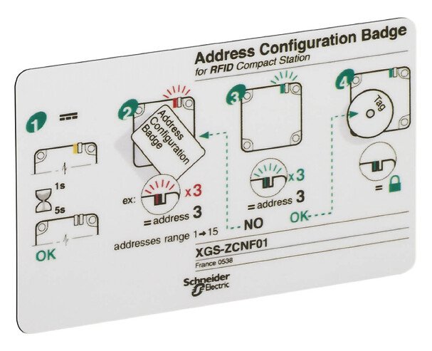 [Imagem do produto CARTAO MESTRE RFID P/CONFIG ANTENA  XGSZCNF01]