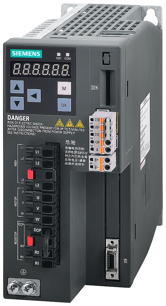 [Imagem SERVO DRIVE 1KW 3A 380/480V 6SL32105DE135UA0 SIEMENS]