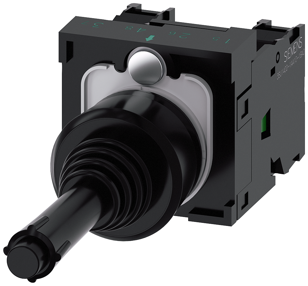 COMUTADOR DE COORDENADAS 22 MM REDONDO PLÁSTICO PRETO 2 POSIÇÕES DE COMU 3SU11007BD101NA0-ZY11 SIEMENS
