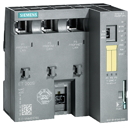 [Imagem CPU COMPACTA 256KB IM151-8F PN/DP PARAET200S SIMATIC DP 6ES71518FB010AB0 SIEMENS]