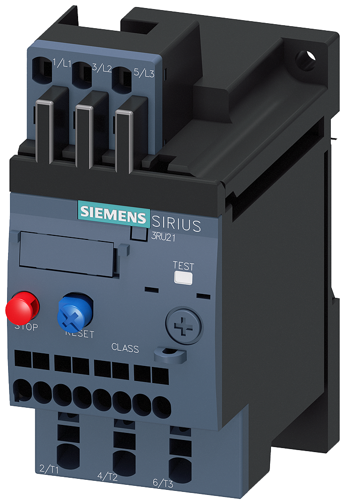 RELÉ DE SOBRECARGA 11-16A PROTEÇÃO DO MOTOR S00 CLASS 10 3RU21164AC1 SIEMENS