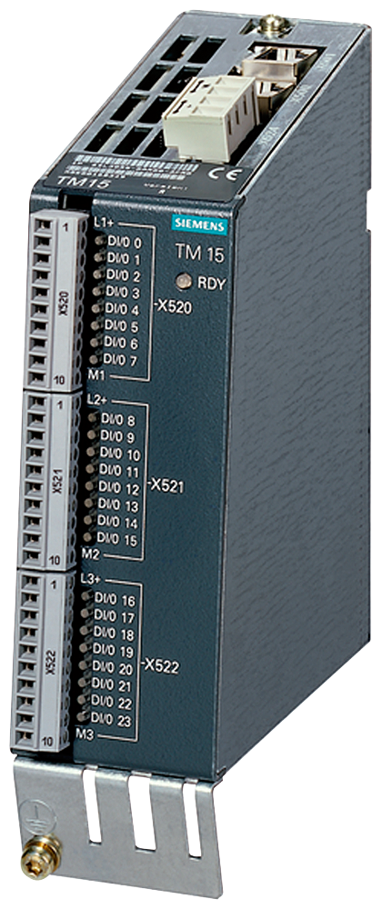 [Imagem MÓDULO TERMINAL SINAMICS TM15 24DI/O 24V DCOM0.5A S/ CABO DRIVE-CLIQ 6SL30550AA003FA0 SIEMENS]
