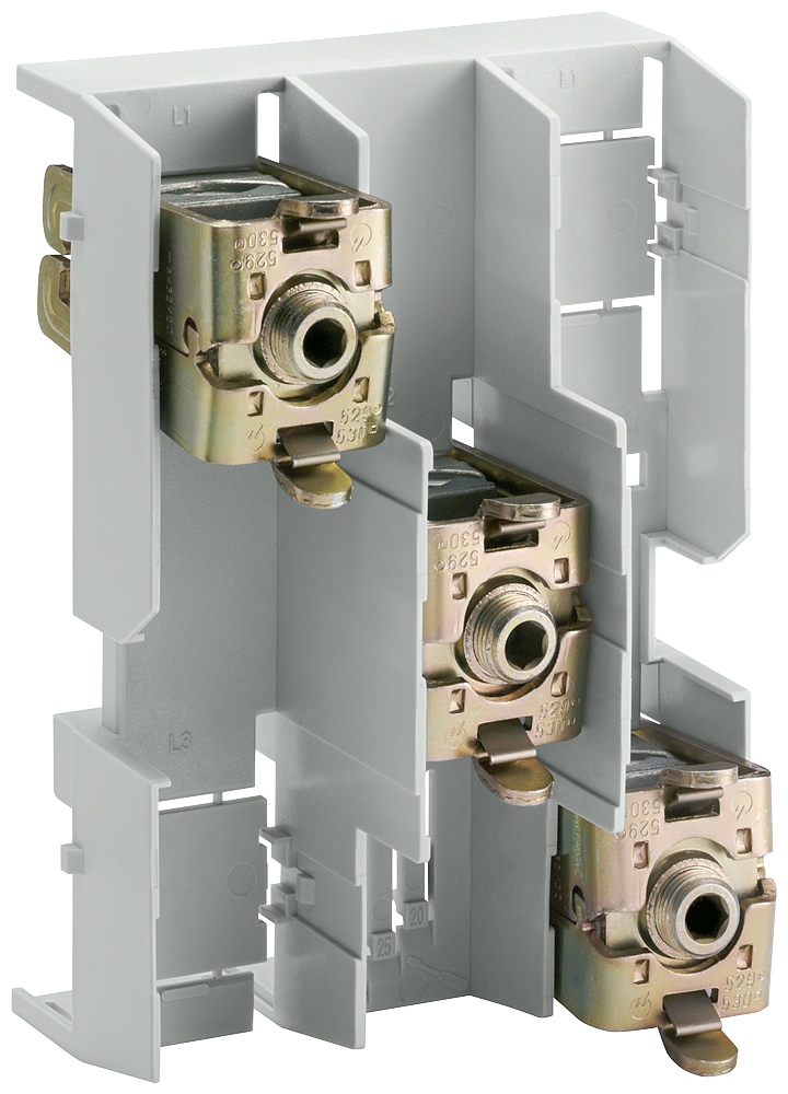 [Imagem PLACA DE TERMINAL DE LIGAÇÃO PARA SISTEMA DE TRILHO COLETOR 60 MM COM 5SH3535 SIEMENS]