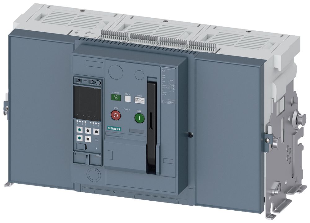 DISJUNTOR EXTRAÍVEL SEM QUADRO-GUIA IEC 60947-2 TAMANHO DA ESTRUTURA 3 DE 3WA13505CF307DA3-ZM71T40 SIEMENS