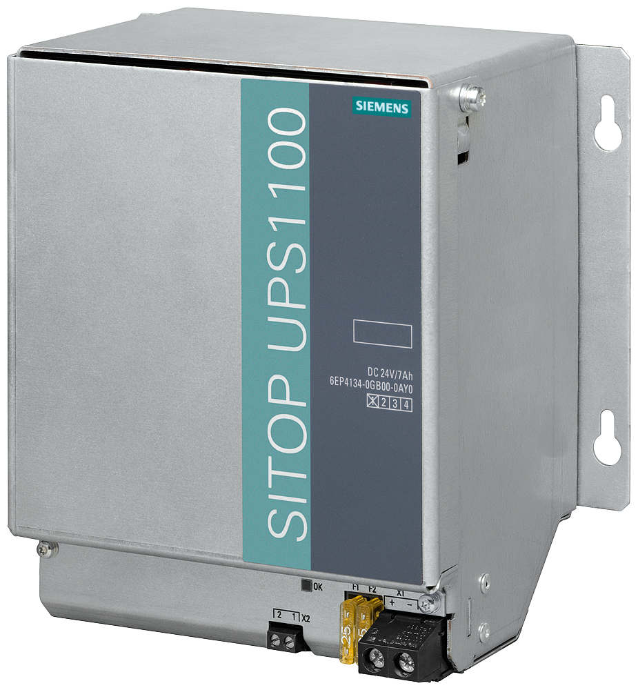 [Imagem MÓDULO DE BATERIA COM ACUMULADORES DE CHUMBO SITOP UPS1100, 24 V CC/7 AH 6AG11340GB004AY0 SIEMENS]