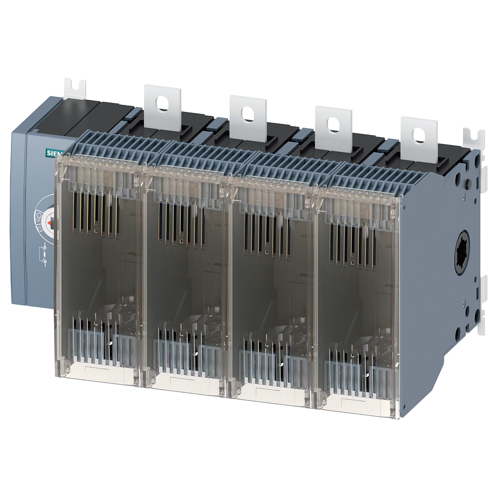 SECCIONADOR DE CORTE EM CARGA COM FUSÍVEL 400A TAM. 4 DE 4 POLOS PARA FUSÍV 3KF44404LF11 SIEMENS