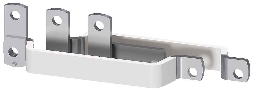 [Imagem do produto JOGO DE CABOS PARA COMBINAÇÕES REVERSORAS 3RT1.6, DO LADO DA ALIMENTAÇÃO, TRO 3RA19633D SIEMENS]