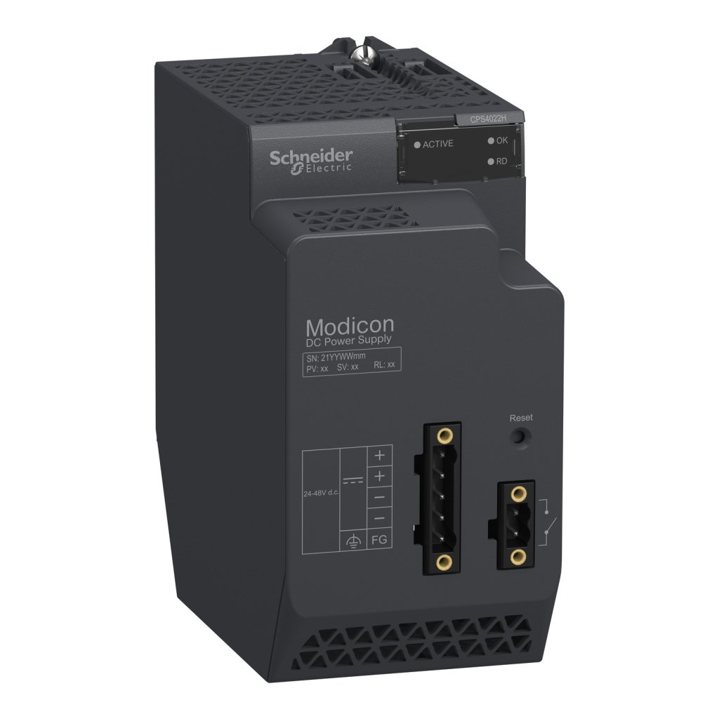 [Imagem REDUNDANT POWER SUPPLY MODULE X80 24..48 V DC FOR SEVERE ENVIRONMENTS BMXCPS4022H SCHNEIDER]
