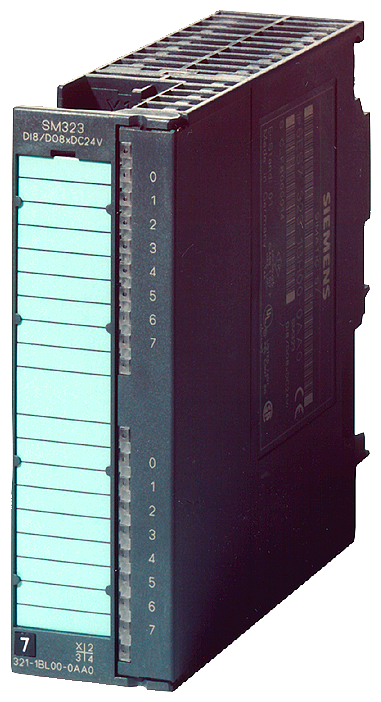 [Imagem MÓDULO DE ENTRADA/SAÍDA DIGITAL SM 323 8DI/8DO 24VCC 0.5A SIMATIC S7-300 6ES73231BH010AA0 SIEMENS]