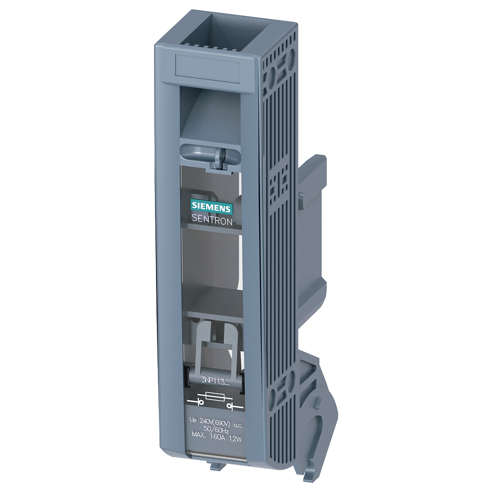 UNIDADE DE MANÍPULO PADRÃO SEM MONITORAMENTO DOS FUSÍVEIS PARA TAMANHO NH00 3NP19311GA00 SIEMENS
