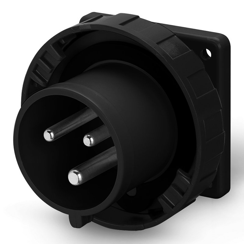 [Imagem do produto PLUGUE EMBUTIR 32A 2P+T 6H 200-250V 248.3293.K SCAME]