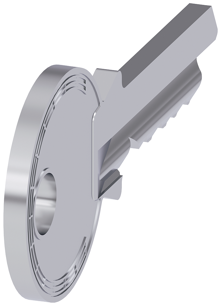 CHAVE PARA FECHADURA IKON NÚMERO DE FECHO 360012K1 3SU19500FR800AA0 SIEMENS