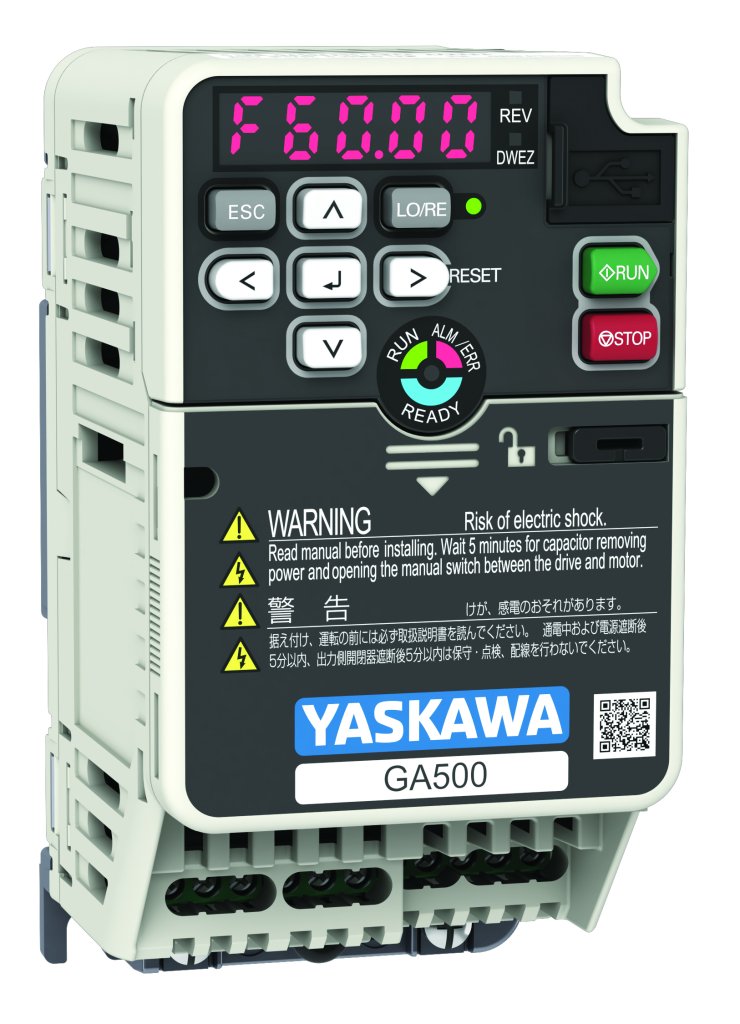 [Imagem do produto INVERSOR DE FREQUÊNCIA TRIFÁSICO 400 VAC 30CV 44A YASKAWA]