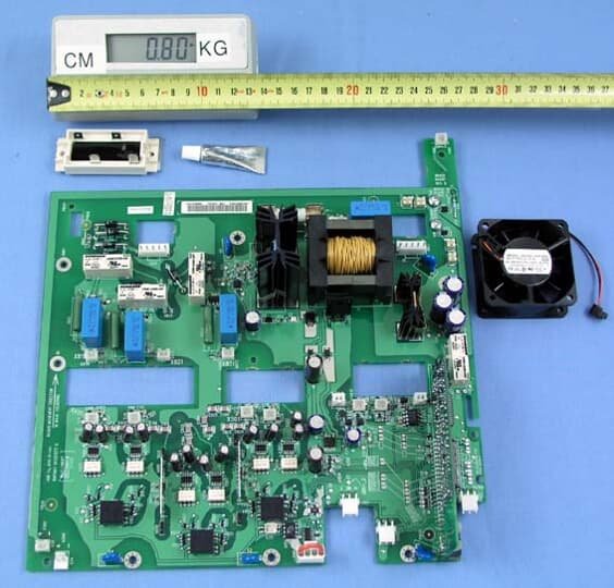[Imagem PLACA CIRCUITO IMPRESSO INTERFACE C/ COMPONENTES ELETRONICOS EXCLUSIVO P/ INV FREQ RINT6621C 68262615 ABB]