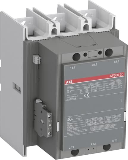 [Imagem CONTATOR 3P 580A 100-250VCA/CC 1NA+1NF 50/60HZ AF580301170 1SFL617001R7011 ABB]