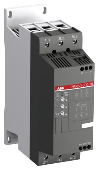 [Imagem SOFT STARTER TRIFÁSICO 30KW 60A 100/250V PSR6060070 1SFA896112R7000 ABB]