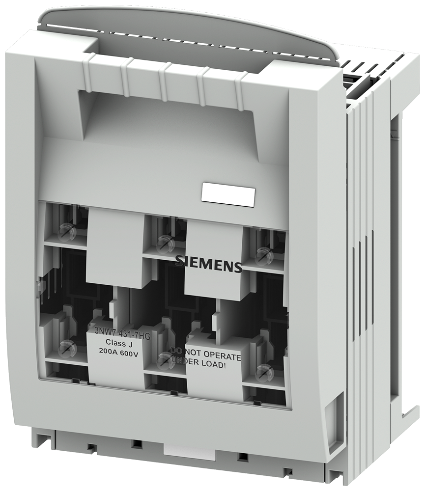 PORTA-FUSÍVEIS CLASSE J DE 3 POLOS IN: 200 A UN CA: 600 V 3NW74317HG SIEMENS