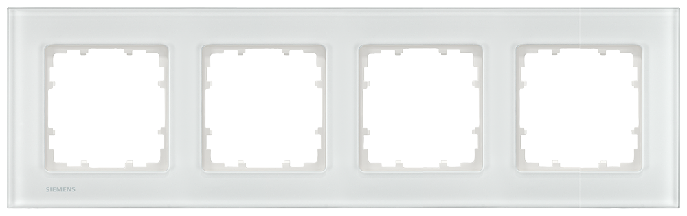 MOLDURA MIRO VIDRO BRANCO 4X 5TG12041 SIEMENS