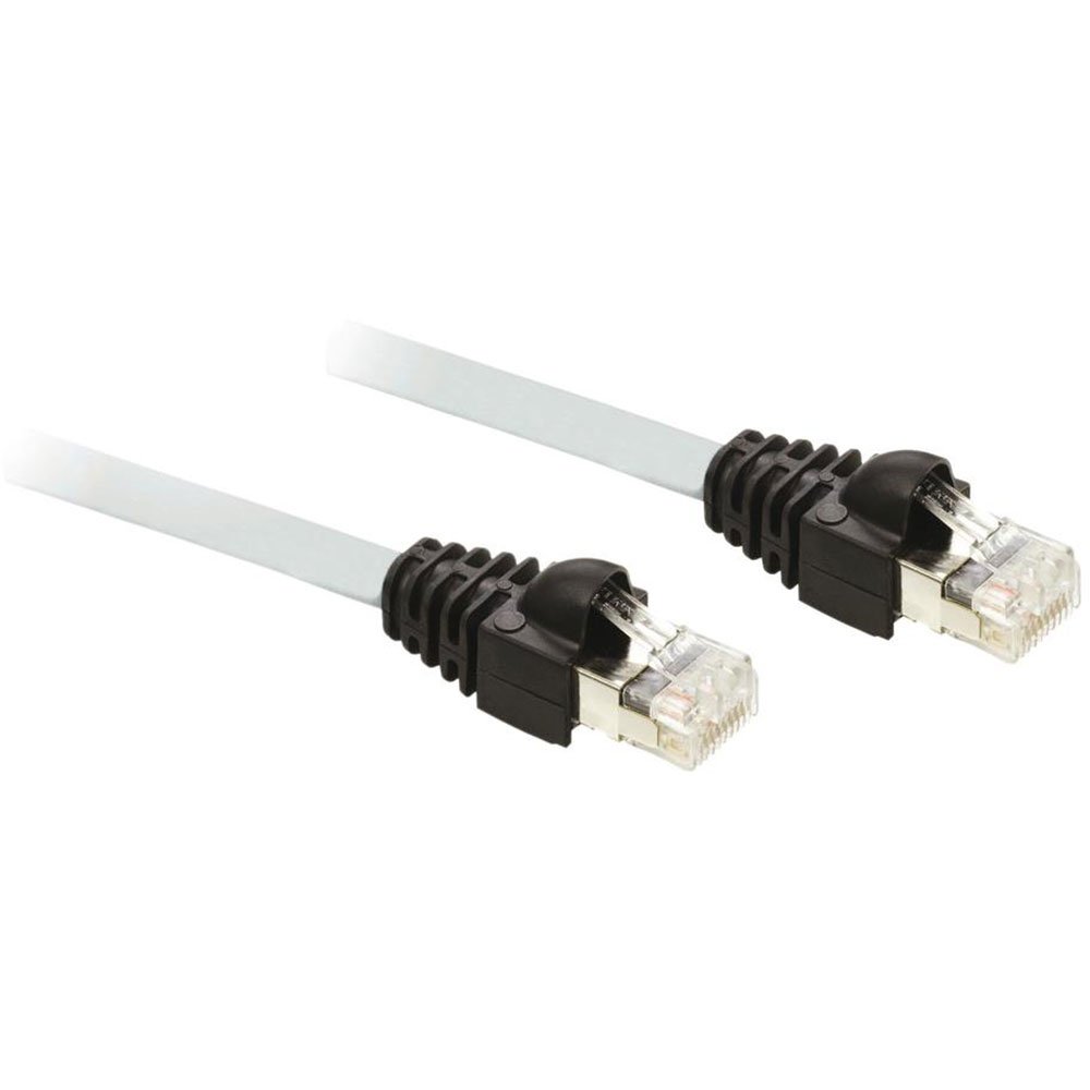 [Imagem CABO ETHERNET 2 CONECTORES INDUSTRIAIS CAT5E RJ45 2 METROS TCSECE3M3M2S4 SCHNEIDER]