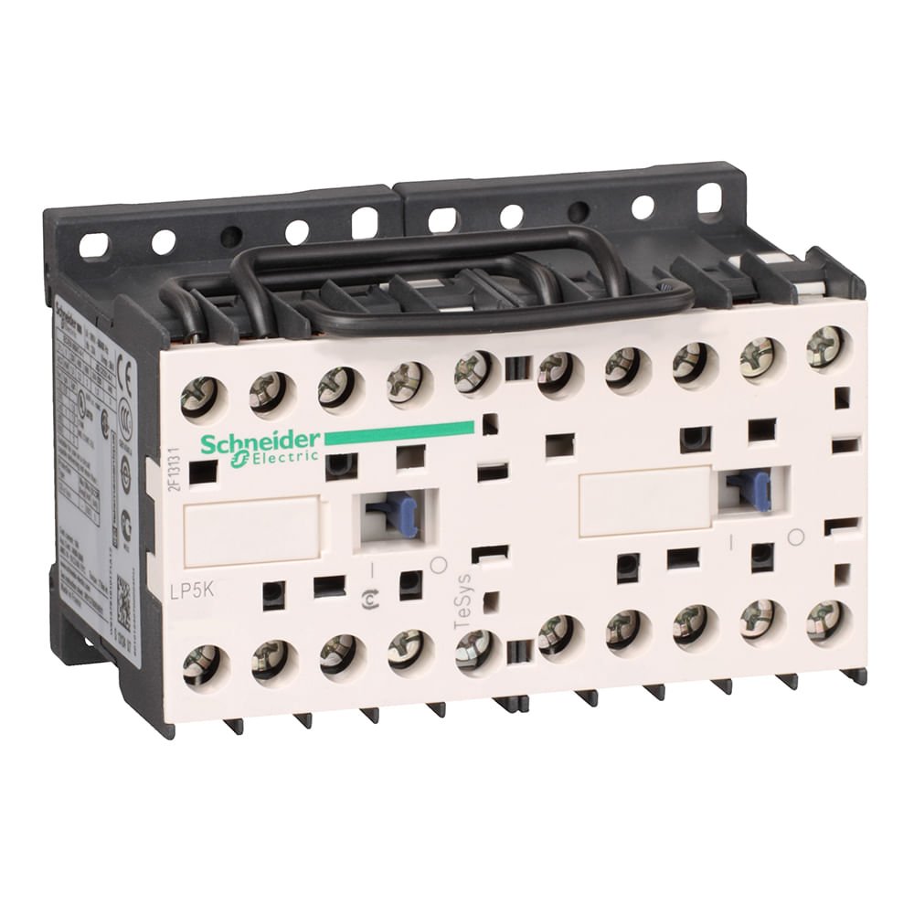 [Imagem CHAVE REVERSORA TRIPOLAR TESYS K 6A 1NA 24VCCBC LP5K0610BW3 SCHNEIDER]